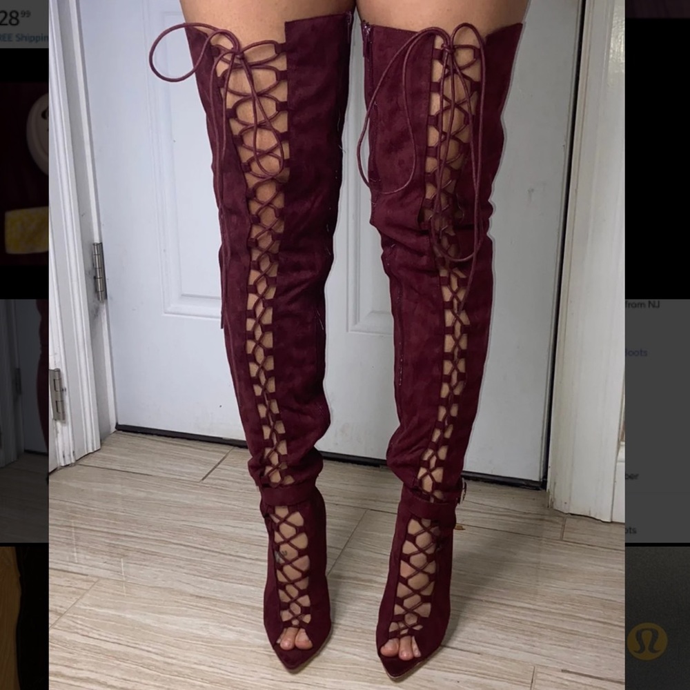 Thigh high boots